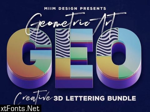 Geometric Art – 3D Lettering