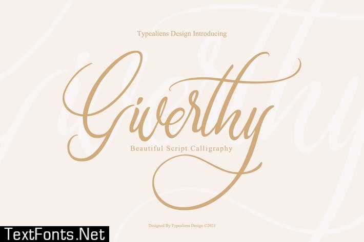 Giverthy Font