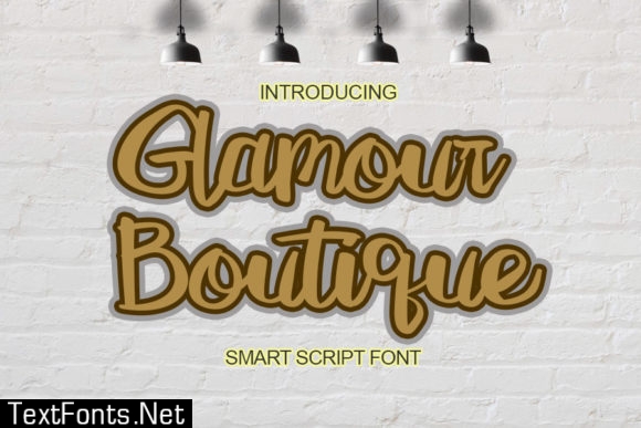 Glamour Boutique Font