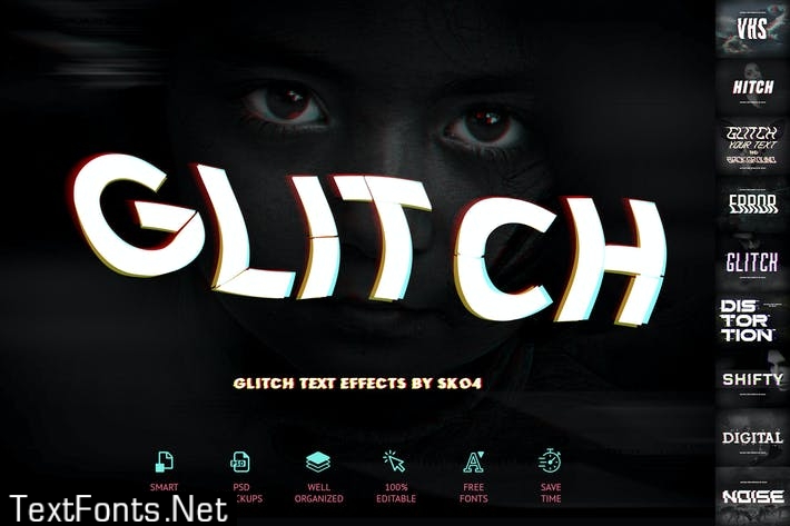 Glitch Effects - 10 PSD