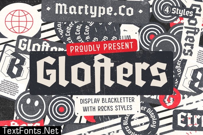 Glofters - Display Blackletter