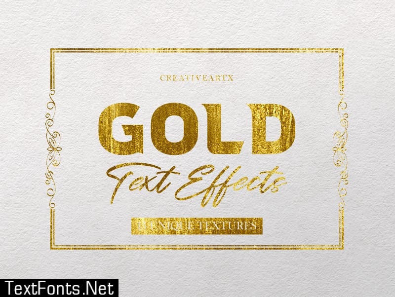 Gold Text Effects 2