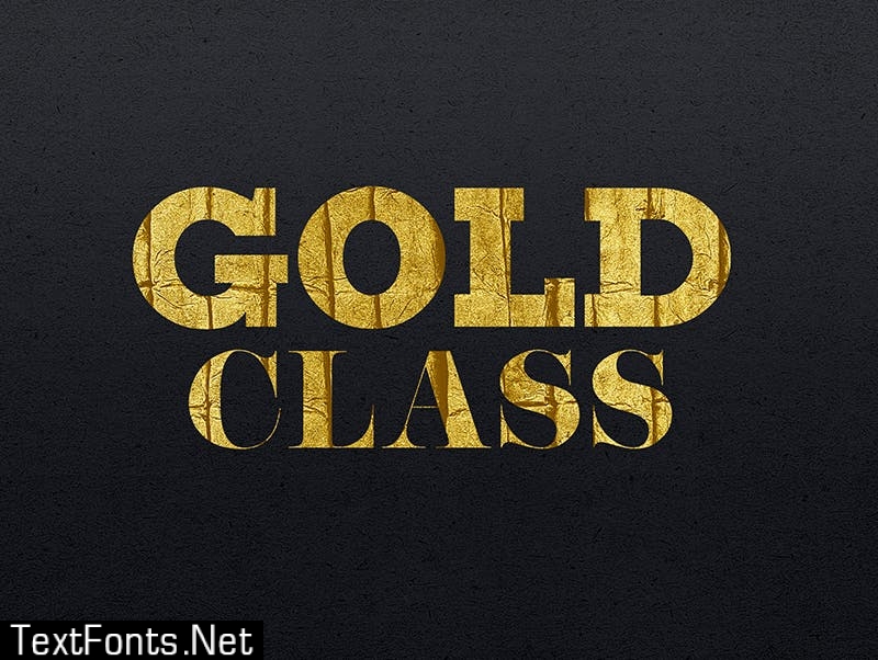 Gold Text Effects 2