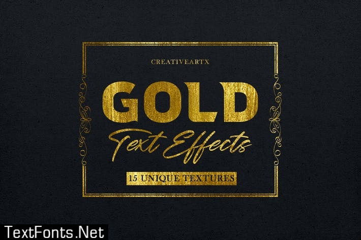 Gold Text Effects 2