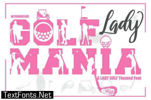 Golf Mania Lady Font