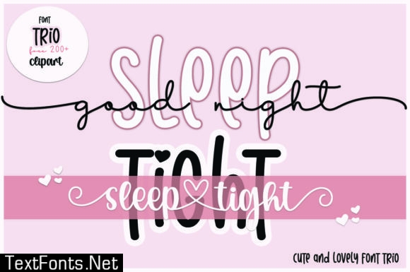 Goodnight Sleep Tight Font