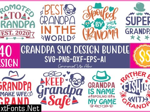 Grandpa SVG Design Bundle