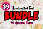 Handcrafted Font Bundle