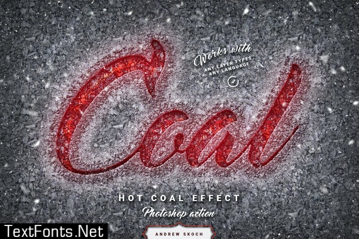 Hot Coal - Photoshop Action