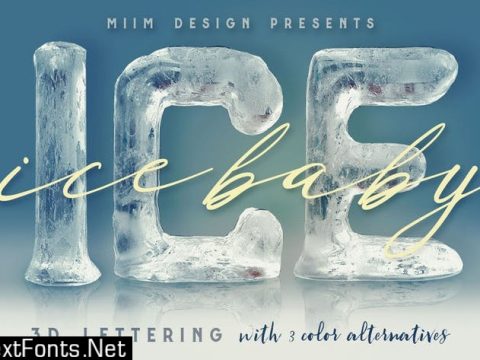 Ice Ice Baby - 3D Lettering