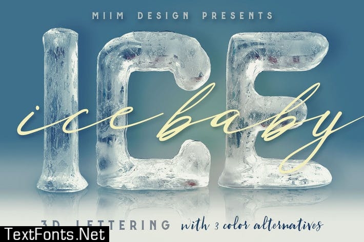 Ice Ice Baby - 3D Lettering