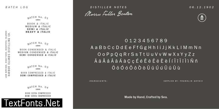 itc franklin gothic font styles