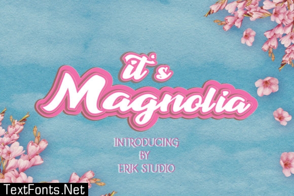 It's Magnolia Font