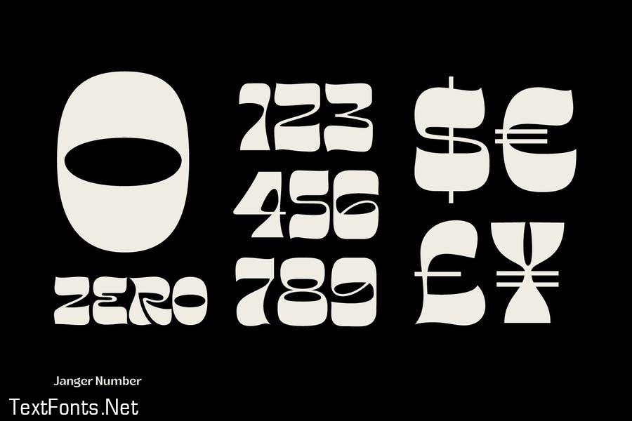 Janger - Display Font