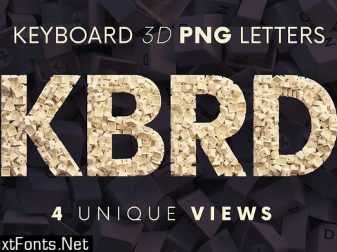 Keyboard - 3D Lettering