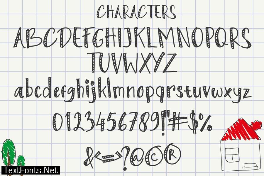 Kids Touch - Natural Handwritten Font