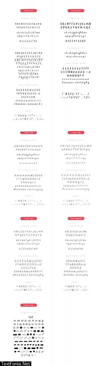 Latype Font Family