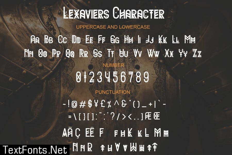 Lexaviers Font