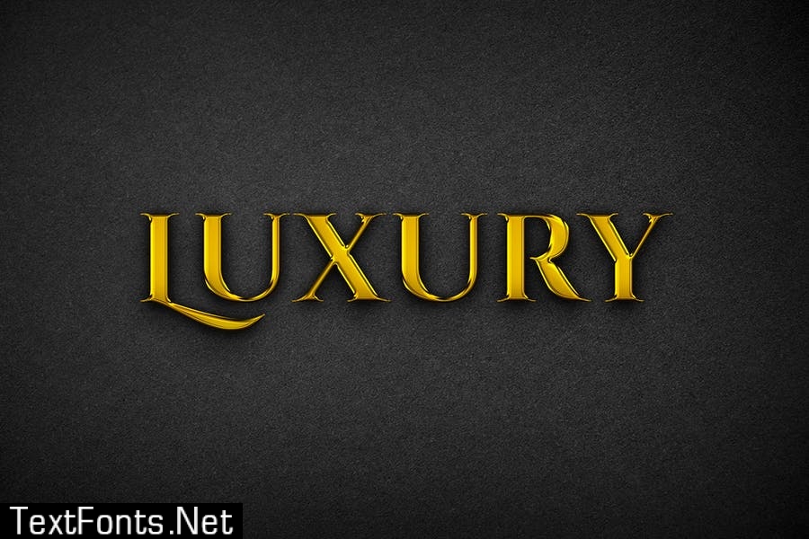 Luxury Gold Text Effect