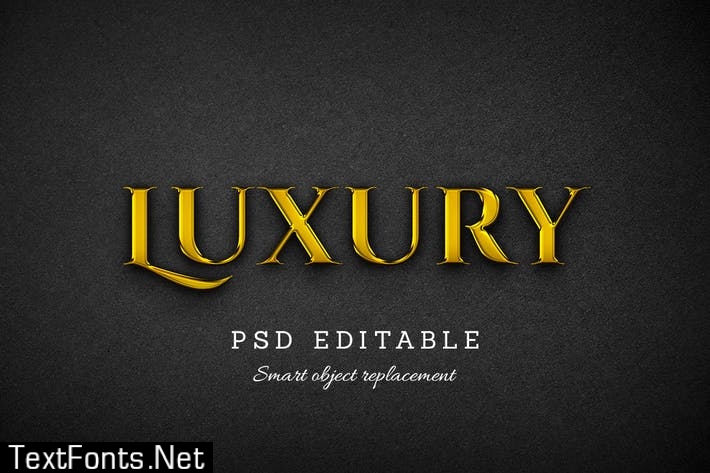 Luxury Gold Text Effect