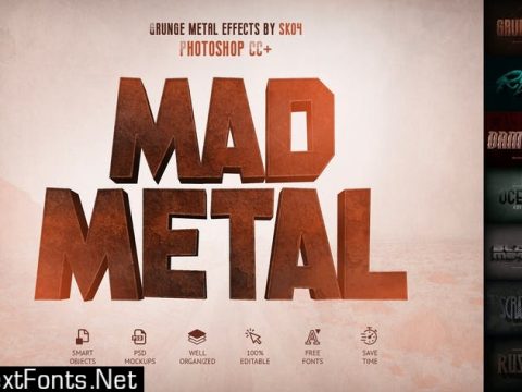 Mad Metal – Text Effects