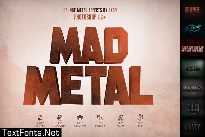 Mad Metal – Text Effects