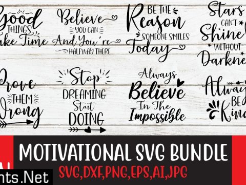 Motivational SVG Bundle