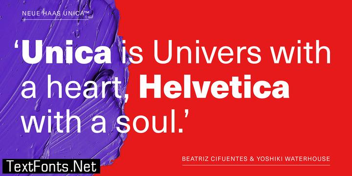 neue haas unica pro font