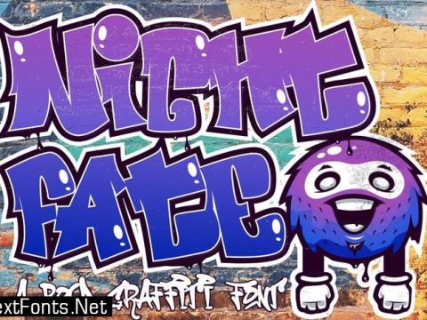 Nightfate Graffiti - Bold Graffiti Font