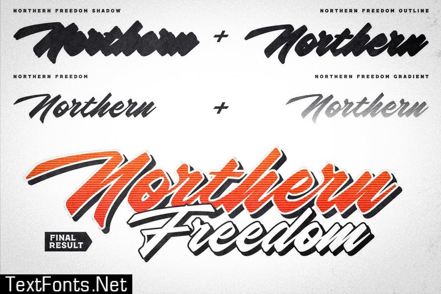 Norhern Freedom Font