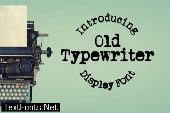 Old Typewriter Font - typewriter effect roblox