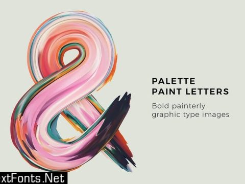 Palette Paint Letters