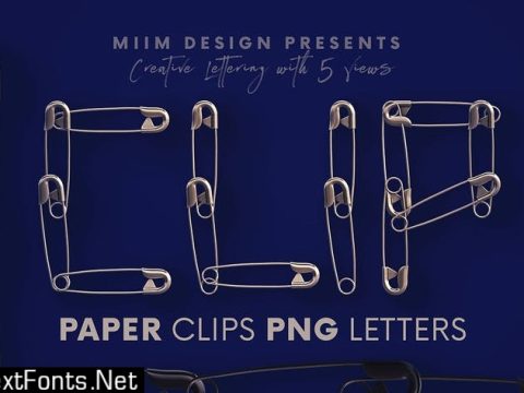 Paper Clips - 3D Lettering