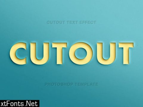 Papercut Text Effect