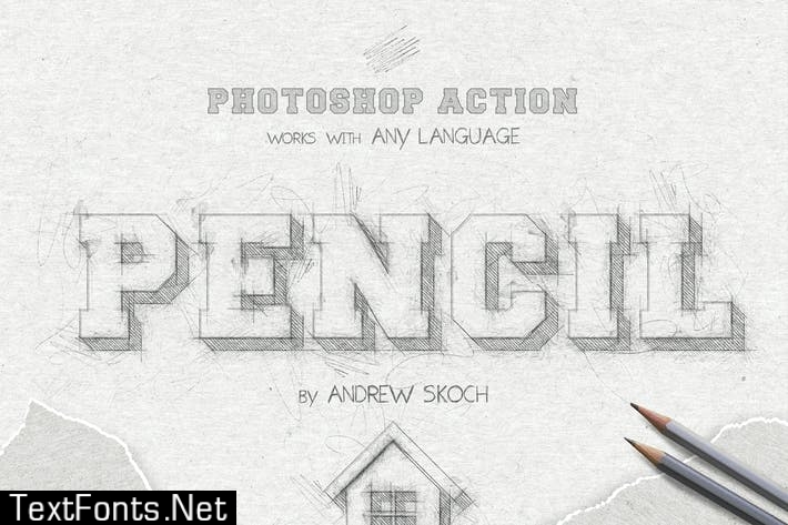 Pencil Sketch - Photoshop Action