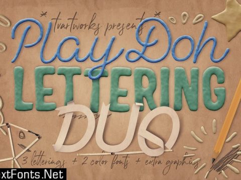 Play-Doh Lettering Duo