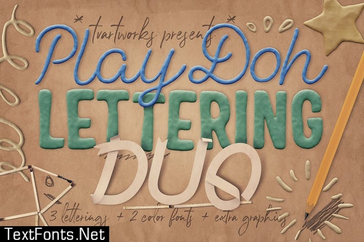 Play-Doh Lettering Duo