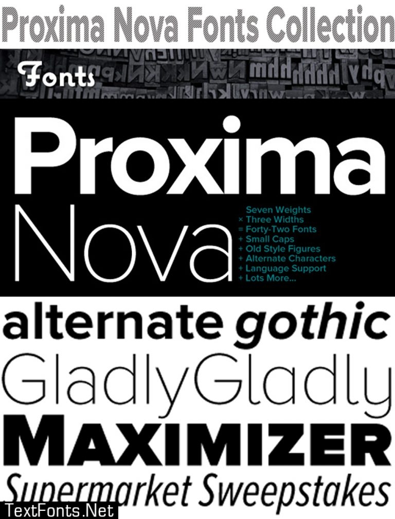 proxima nova light font download
