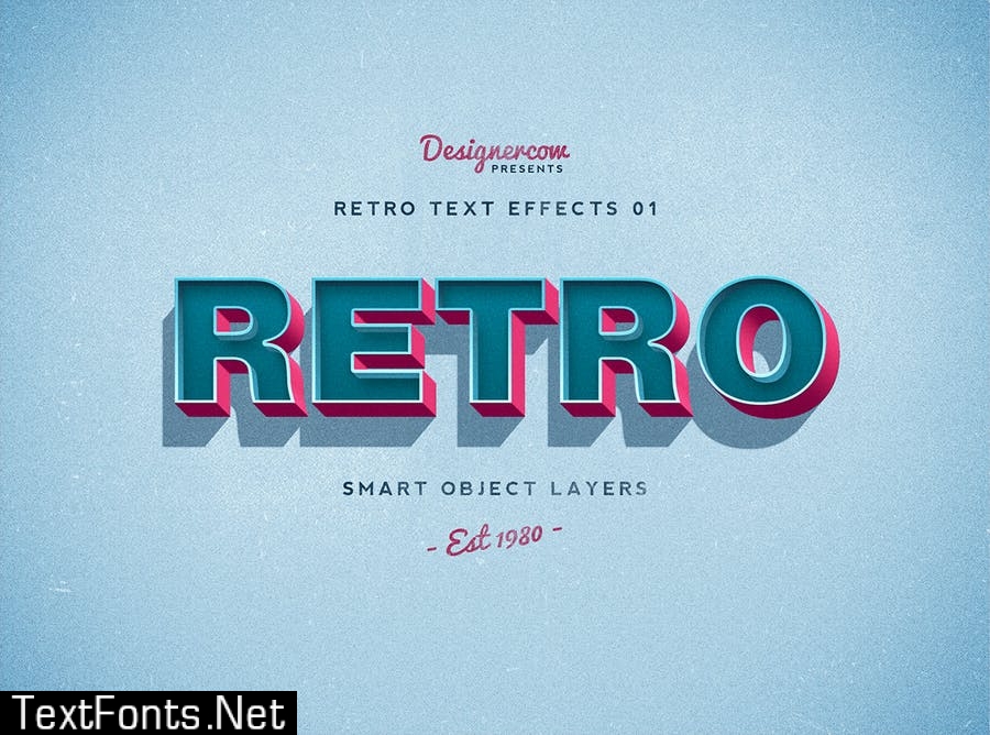 Retro Text Effects V01