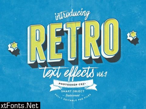 Retro Text Effects vol.1