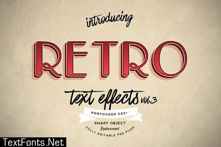 Retro Text Effects vol.3