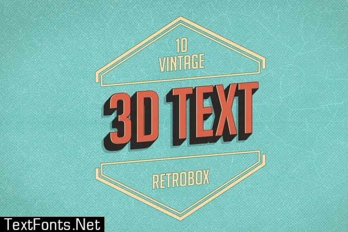 Retro Vintage text effect