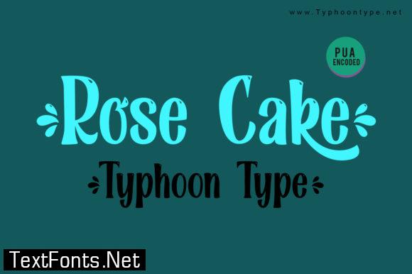 Rose Cake Font