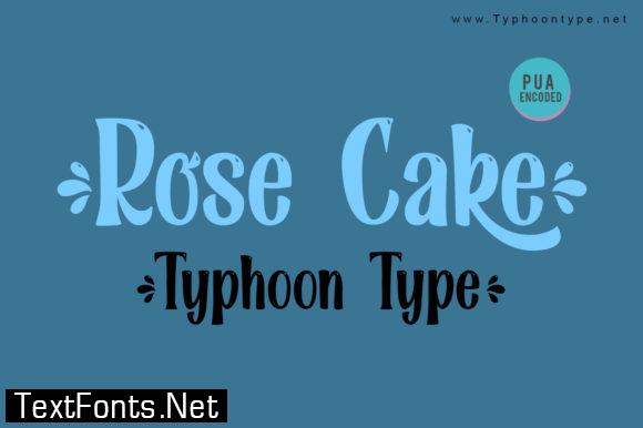 Rose Cake Font