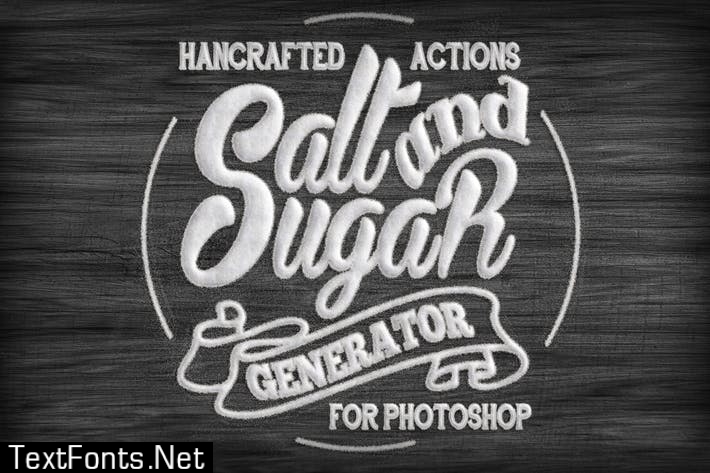 Salt and Sugar Generator - Photoshop Actions