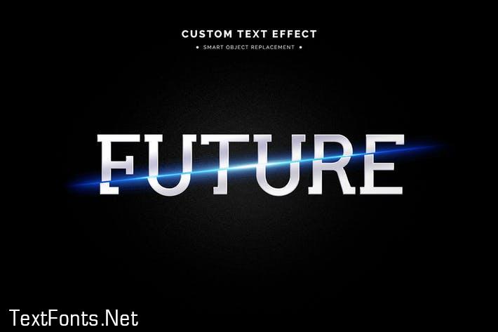 Sci Fi Text Effect Mockup