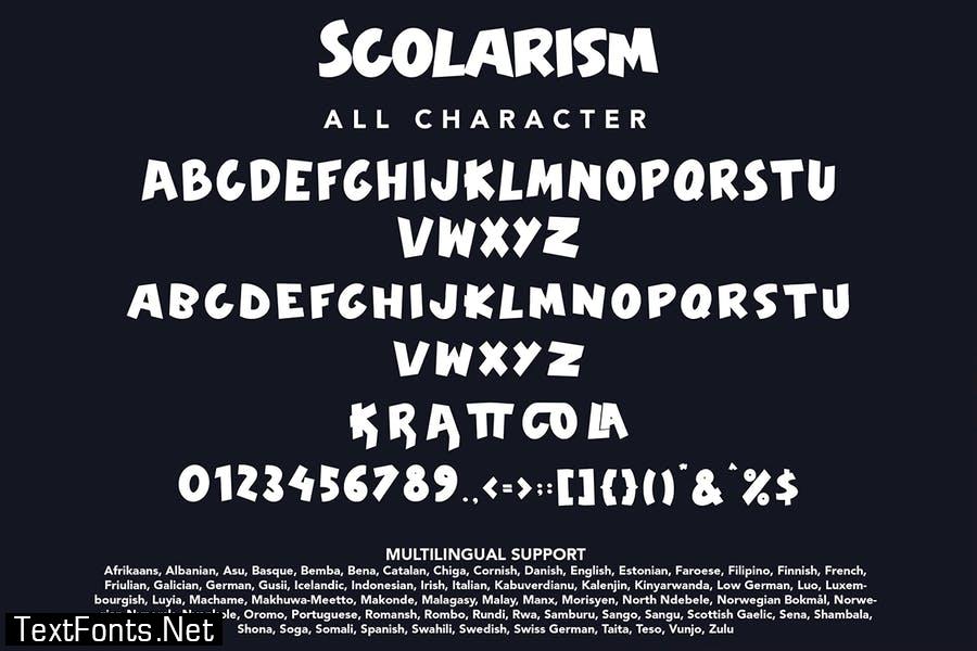 Scolarism - Sans Serif Font