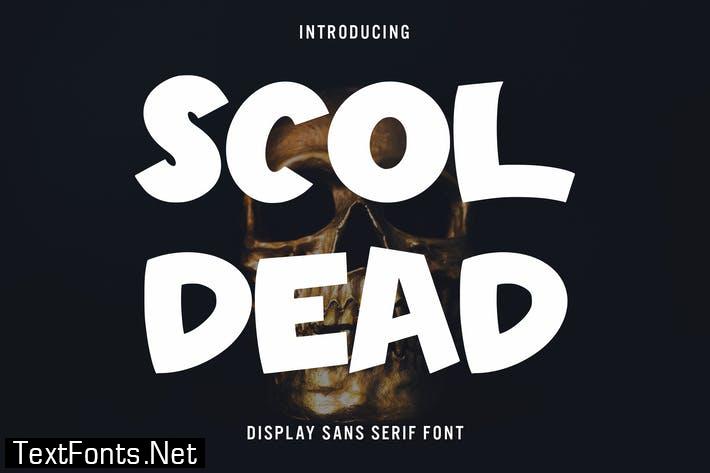 Scoldead - Display Sans Serif Font