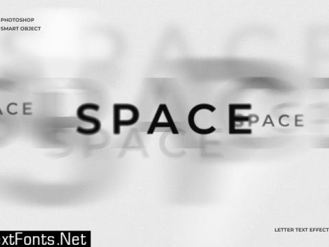 Space Text Effect