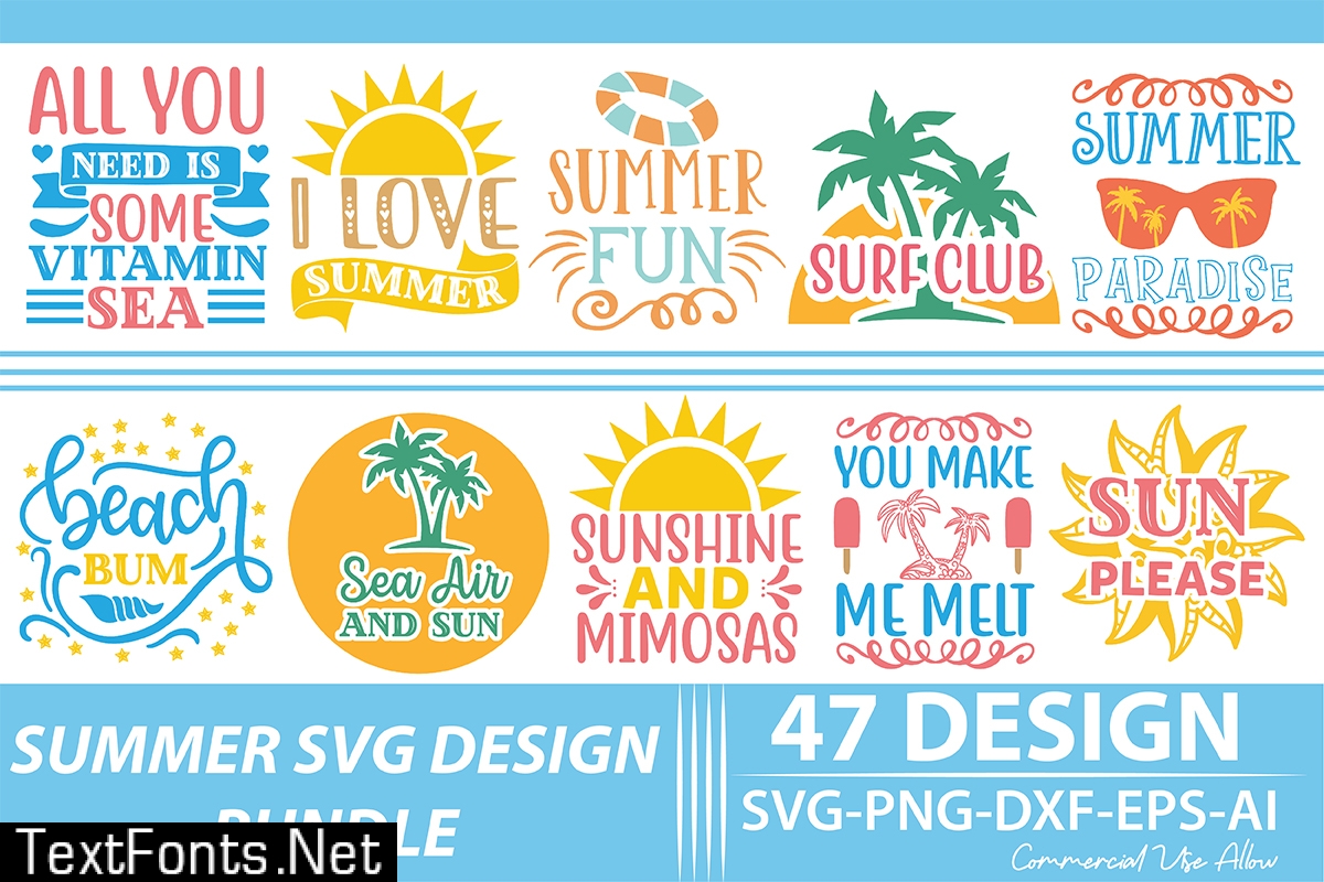 Download Summer Svg Design Bundle